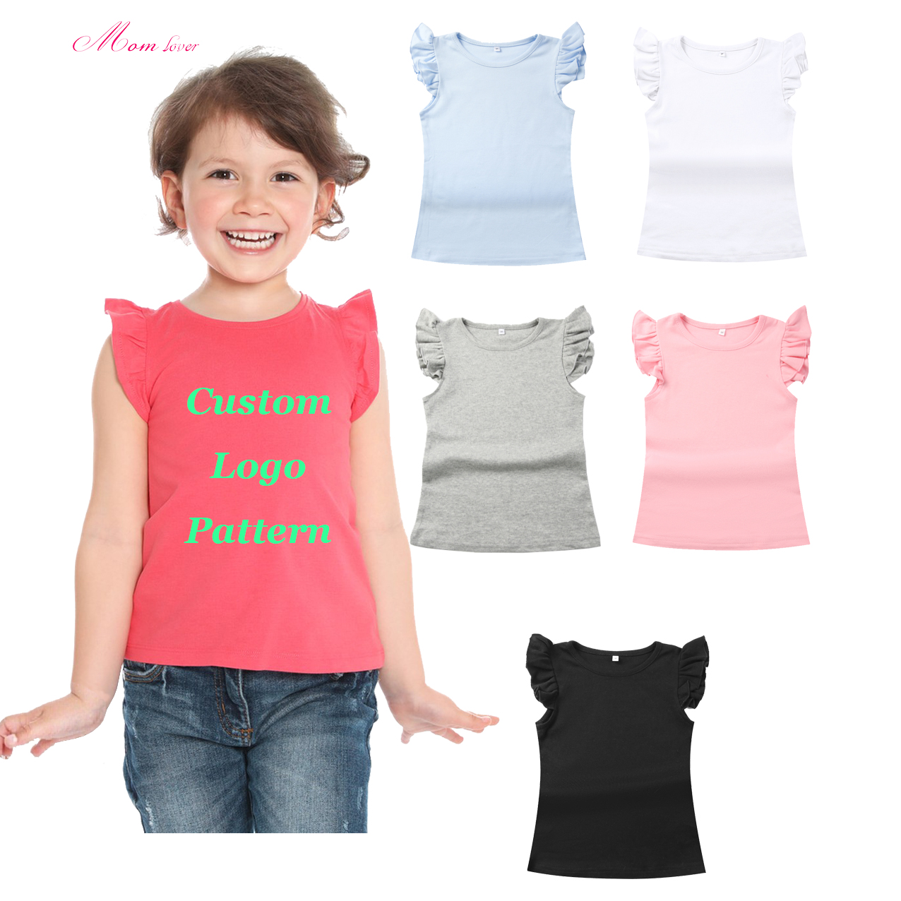 Kaos Cuff Kaos kosong Kaos Musim Panas Kaos Kaos Lengan Pendek Untuk Gadis