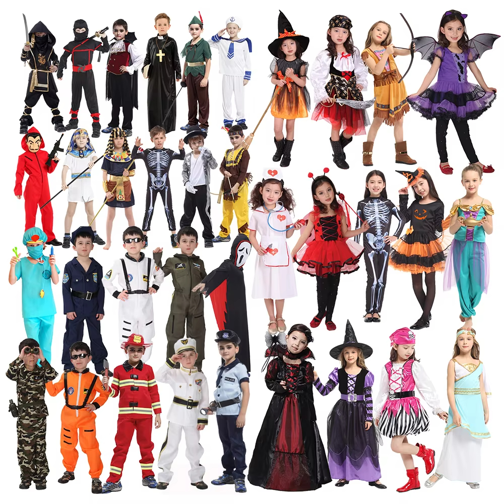 Halloween Dress Up Costume untuk Anak -Anak – Pakaian Pesta Cosplay
