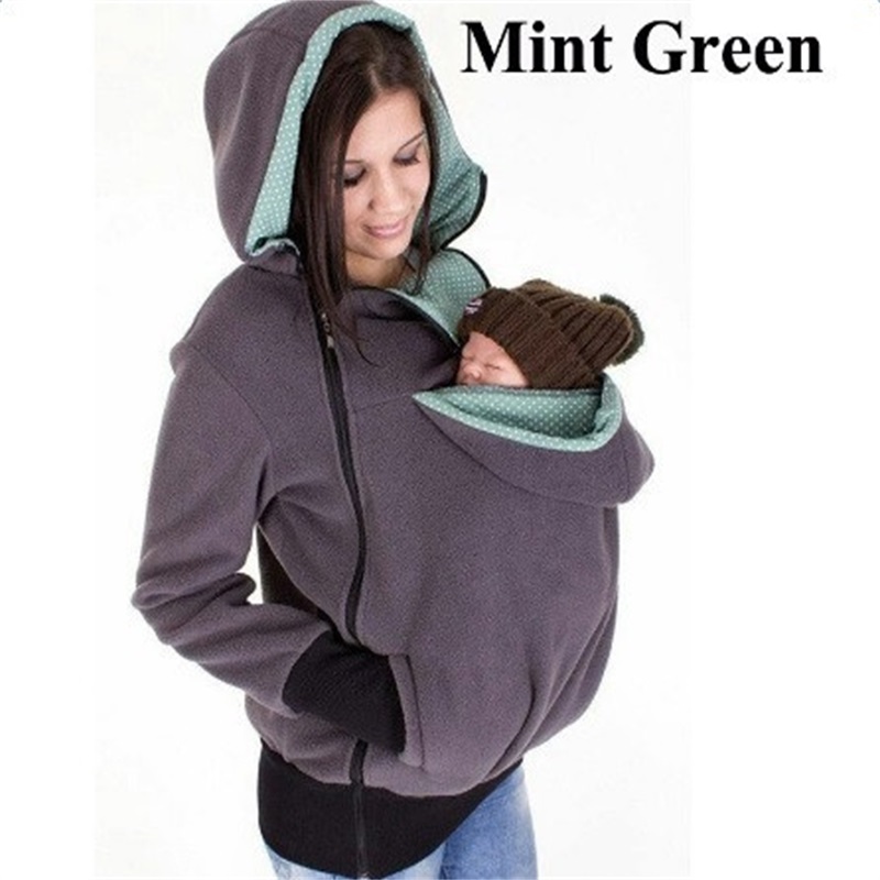 Tiga-dalam-satu ibu multifungsi jaket sweter kanguru jaket wanita