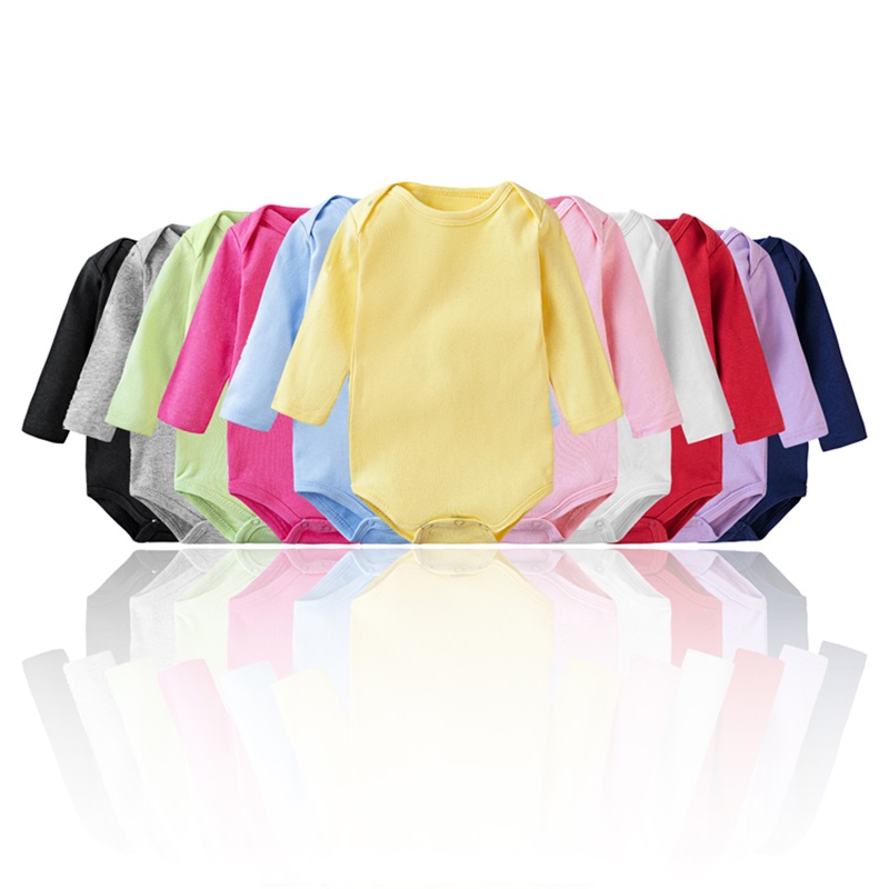 Baby onesie katun sisir kustom
